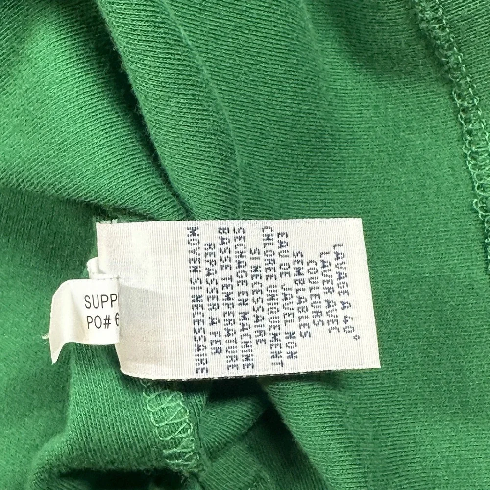 Polo Ralph Lauren Custom Fit Long Sleeve Polo Shirt Green XL Cotton Pony